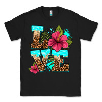 Black love summer with flowers Classic Tee - AdoDesignShop