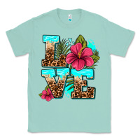 Seafoam love summer with flowers Classic Tee - AdoDesignShop