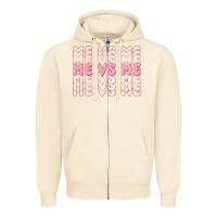 Sandshell me vs me Zipper Hoodie - MaliasSmallBusiness
