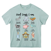 Arona god says i am Heavy Core Tee - MaliasSmallBusiness