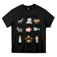 Black god says i am Heavy Core Tee - MaliasSmallBusiness