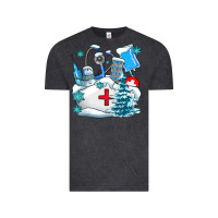 Vintage Black Winter Nurse life Vintage Tee - AdoDesignShop