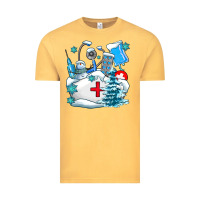 Vintage Mustard Winter Nurse life Vintage Tee - AdoDesignShop