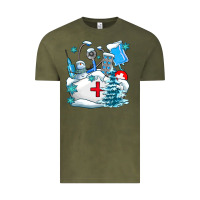 Vintage Olive Winter Nurse life Vintage Tee - AdoDesignShop
