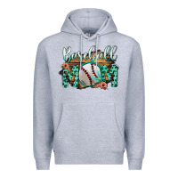 Heather Grey Baseboll Mom Premium Hoodie - Bettercallsaul