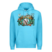 Ocean Blue Baseboll Mom Premium Hoodie - Bettercallsaul