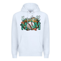 White Baseboll Mom Premium Hoodie - Bettercallsaul