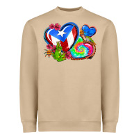 Mushroom western leopard puerto rico   hearts Heavyweight Sweatshirt - AdoDesignShop