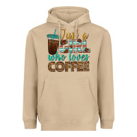 Mushroom just a girl who loves coffee Heavyweight Hoodie - BundleAndBundleShop