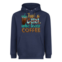 Just A Girl Who Loves Coffee Heavyweight Hoodie | Teevron