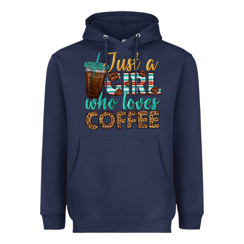 Just A Girl Who Loves Coffee Heavyweight Hoodie by BundleAndBundleShop | Teevron