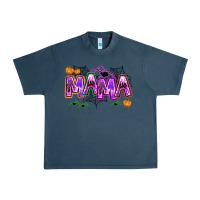 Midnight Navy halloween mama Urban Heavy Tee - AdoDesignShop
