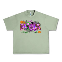 Oil Green halloween mama Urban Heavy Tee - AdoDesignShop