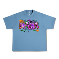 Pebble Blue halloween mama Urban Heavy Tee - AdoDesignShop