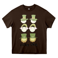 Chocolate Brown lucky vibes Heavy Core Tee - MaliasSmallBusiness