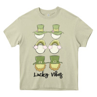 Mossy lucky vibes Heavy Core Tee - MaliasSmallBusiness