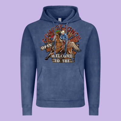 Cowboy Ranch Vintage Hoodie Designed By Sublimationcraftshop