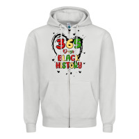 Dove Grey 365 days Zipper Hoodie - MaliasSmallBusiness