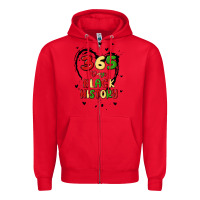 Red 365 days Zipper Hoodie - MaliasSmallBusiness