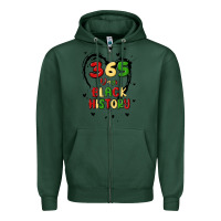 Sports Green 365 days Zipper Hoodie - MaliasSmallBusiness