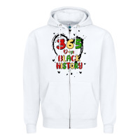 White 365 days Zipper Hoodie - MaliasSmallBusiness