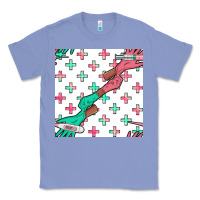 Colony Blue Nurse Gloves Seamless Pattern Classic Tee - BundleAndBundleShop