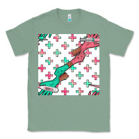 Sage Nurse Gloves Seamless Pattern Classic Tee - BundleAndBundleShop