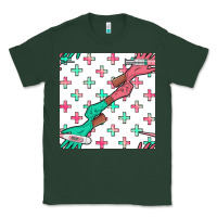Sports Green Nurse Gloves Seamless Pattern Classic Tee - BundleAndBundleShop