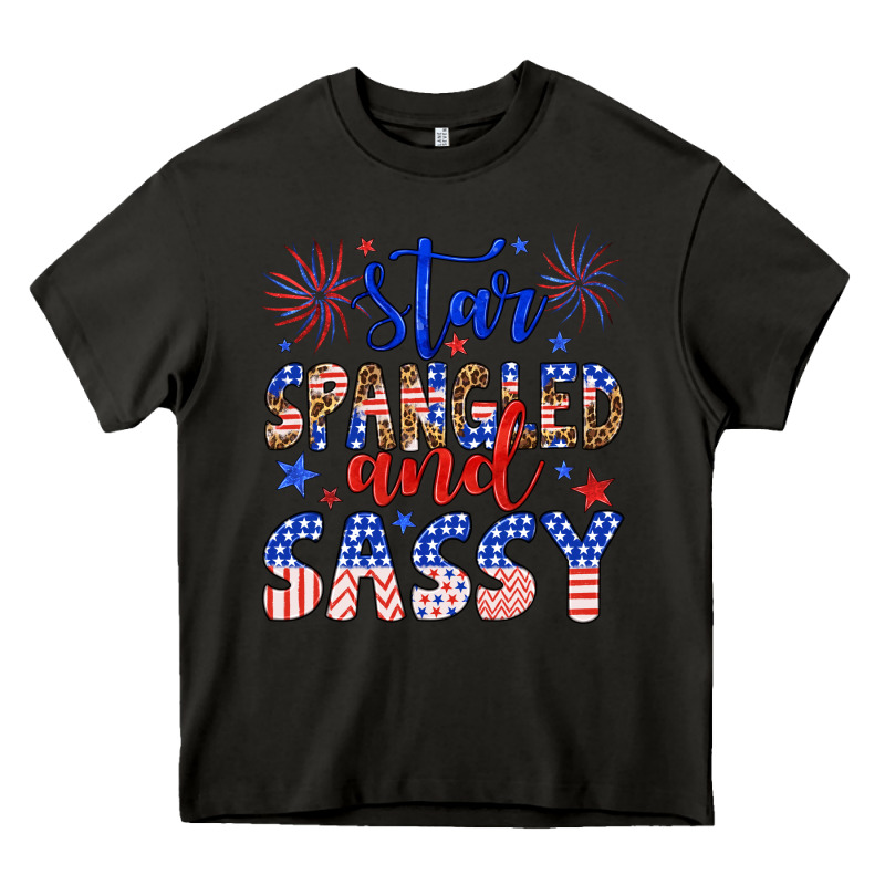 Star Spangled And Sassy Heavy Core Tee by Artiststas | Teevron