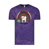 Cloud Purple Christmas dental life rainbow Vintage Tee - JahusDesignShop
