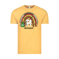 Vintage Mustard Christmas dental life rainbow Vintage Tee - JahusDesignShop