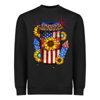 Black 4th of july coffee cup Heavyweight Sweatshirt - JahusDesignShop