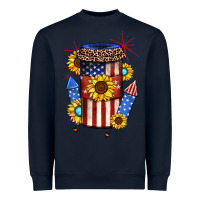Navy 4th of july coffee cup Heavyweight Sweatshirt - JahusDesignShop