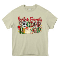 Mossy santas favorite soccer player Heavy Core Tee - MaliasSmallBusiness