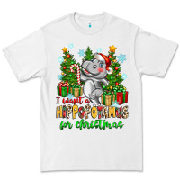 White i want a hippopotamus for christmas Premium Tee - Zillion Design Studio