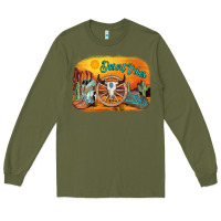 Army Green desert vibes Long Sleeve Tee - AdoDesignShop