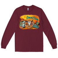 Burgundy desert vibes Long Sleeve Tee - AdoDesignShop