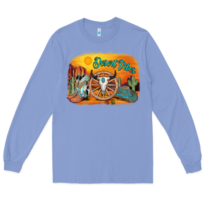 Desert Vibes Long Sleeve Tee by AdoDesignShop | Teevron