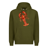 Army Green crawfish Premium Hoodie - RanaPortraitStore