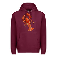 Burgundy crawfish Premium Hoodie - RanaPortraitStore