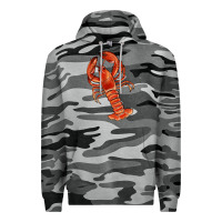 Slate Camo crawfish Premium Hoodie - RanaPortraitStore