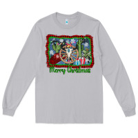 Moon Dust merry christmas western bull skull Long Sleeve Tee - AdoDesignShop