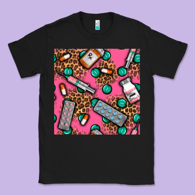 Medicines And Pills Seamless Pattern Classic Tee Designed By Bundleandbundleshop