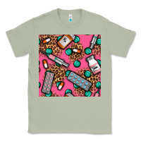Matcha Medicines And Pills Seamless Pattern Classic Tee - BundleAndBundleShop