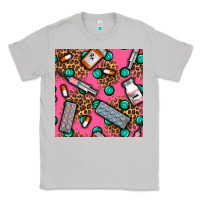 Moon Dust Medicines And Pills Seamless Pattern Classic Tee - BundleAndBundleShop