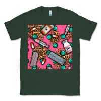 Sports Green Medicines And Pills Seamless Pattern Classic Tee - BundleAndBundleShop