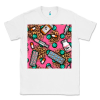 White Medicines And Pills Seamless Pattern Classic Tee - BundleAndBundleShop