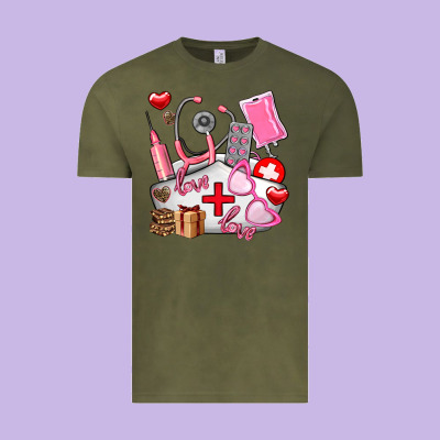 Nurse  Valentines Day Love Vintage Tee Designed By Adodesignshop