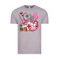 Vintage Zinc nurse  valentines day love Vintage Tee - AdoDesignShop