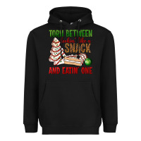 Black torn between lookin' like a snack and eatin' one bbs Heavyweight Hoodie - BundleAndBundleShop
